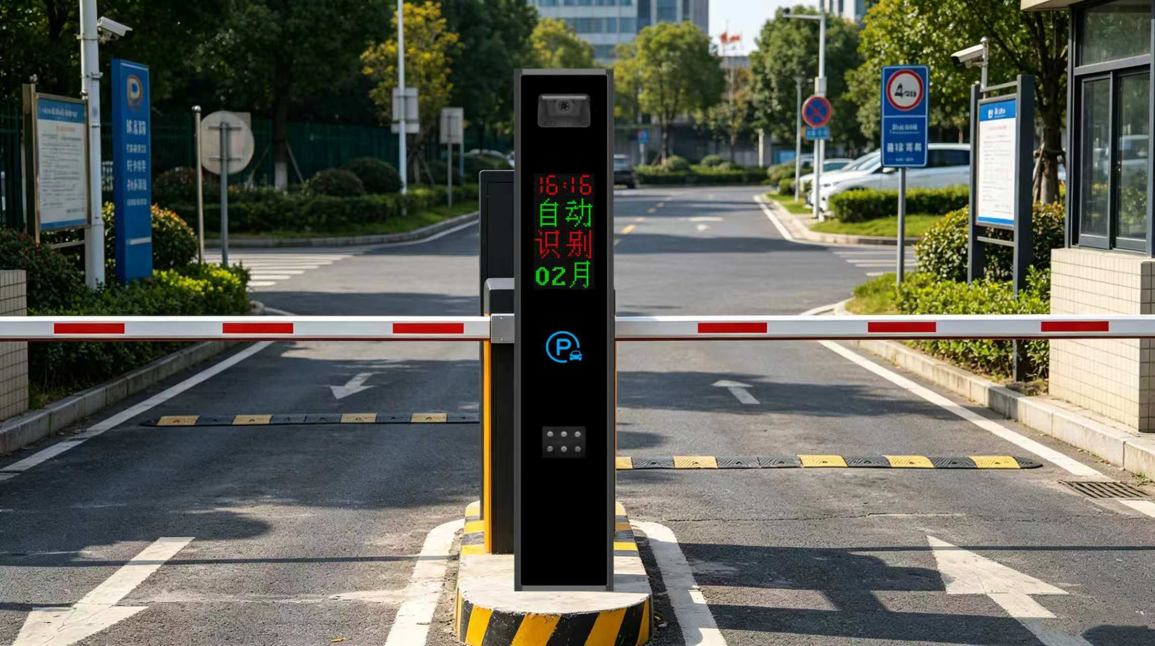 竖显车牌识别一体机Y8